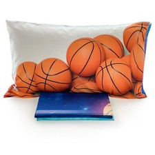 Lenzuola Bassetti Imagine singolo Basketball completo letto puro cotone 100%