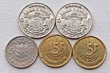 Lotto Monete Franco Belgio