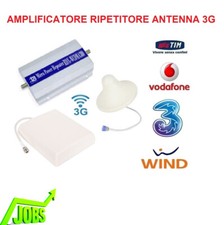 KIT AMPLIFICATORE RIPETITORE SEGNALE GSM UMTS 3G ANTENNA TIM WIND VODAFONE TRE