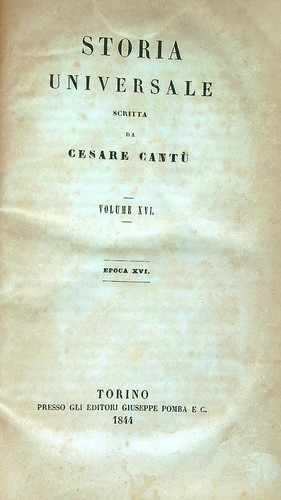 Storia universale volume xvi - storia,