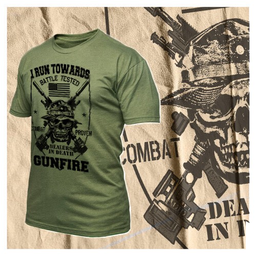 Combat shirt military run - combat, t-shirt