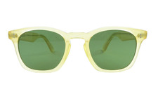 Occhiale da sole in acetato di cellulosa 49▫20 145 Giallo limone trasparente