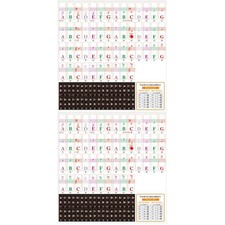  2 Set Adesivi Piano Keyboard