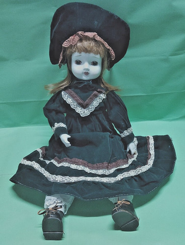 Bambola porcellana con - bambola,