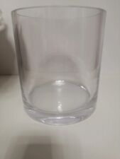 Vaso centrotavola design moderno in vetro con base alta