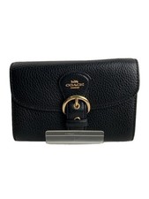 COACH◆Portafoglio bifold/-/BLK/Donna/C6896