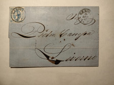 Regno D'Italia busta lettera con francobollo 15 centesimi 1863