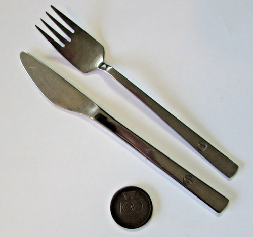 Gettone forchetta coltello - gettone,