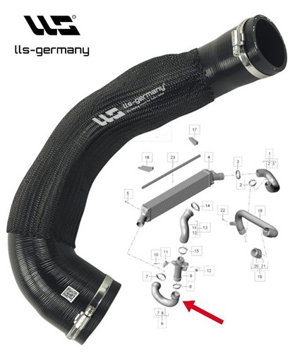 Tubo turbo per - , porsche