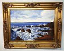Criscuoli dipinto olio su tela – Quadro scena Marina – Anni ‘80