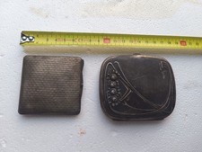 VINTAGE PORTASIGARETTE PORTA CIPRIA FORSE IN ARGENTO ? NON SO... CON STEMMI VEDI