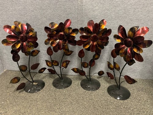 Set fiori metallo laccato - 4,
