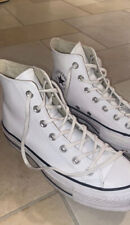 SCARPE UOMO/DONNA CONVERSE PLATFORM CHUCK TAYLOR ALL STAR HIGH-564485C col.bianc