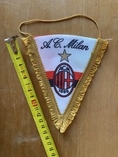 AC MILAN CALCIO GAGLIARDETTO UFFICIALE PENNANT WIMPEL FOOTBALL FUTBOL