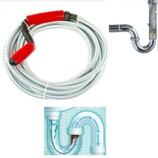 MOLLA STURALAVANDINO STURATUBI A SPIRALE PER SCARICO FOGNE WC BAGNO 5 M