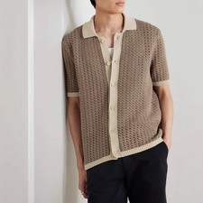 Short-sleeved Knitted Men