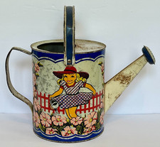 Antico RARO annaffiatoio latta