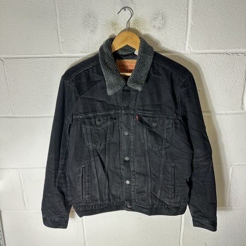 Levis jacket mens medium black - levis,