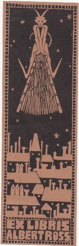 Exlibris bookplate holzschnitt - exlibris,