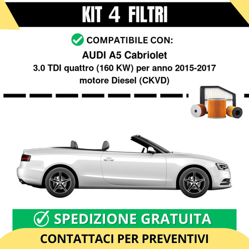 Kit filtri tagliando per - 4,