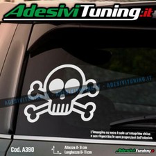 Adesivo Teschio ossa - Sticker