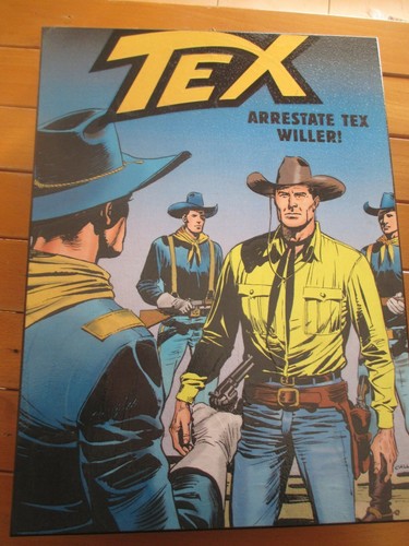 Tex gigantografia tavola - tex, su