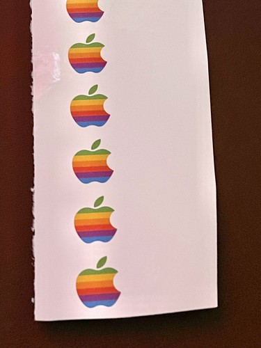 Adesivo apple logo vintage - logo,