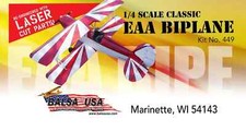 Balsa USA Scala 1/4 EAA Bipe