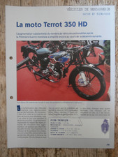 LA MOTO TERROT 350 HD / Fiche