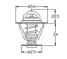 Termostato Ford Transit 2.5
