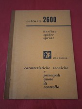 Alfa Romeo 2600 Manuale