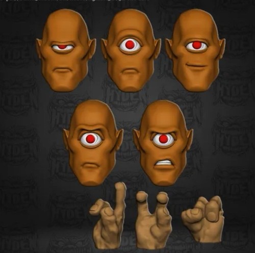 Allen the alien - head, pack