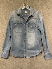 Zara Mens Pearl Snap Shirt