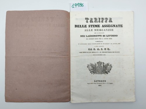 Tariffa mercanzie che - , si