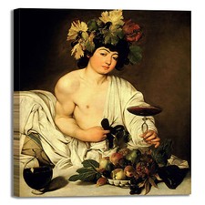 Caravaggio bacco design quadro
