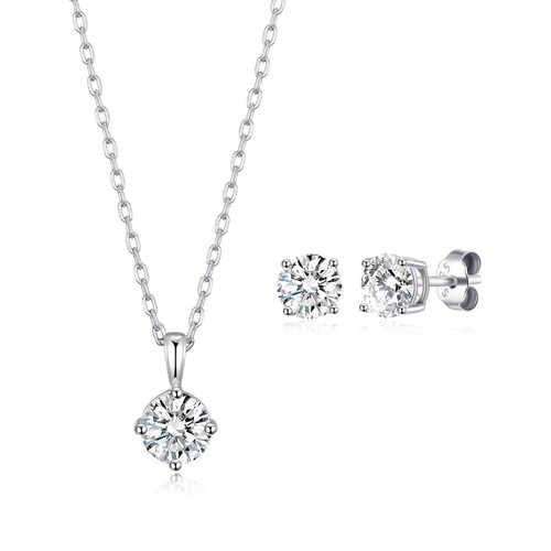 Set collana orecchini pietra - set,