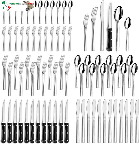 Set posate persone 72 - posate, 12