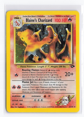 Blaine charizard 132 set - charizard,