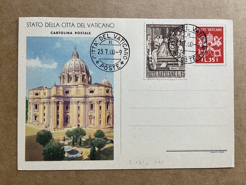 Intero postale vaticano - a),