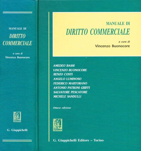 Manuale diritto commerciale - manuale,