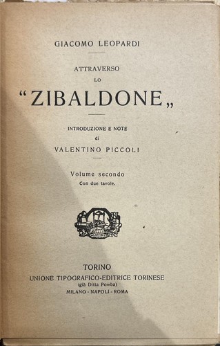 Libro attraverso lo - attraverso,