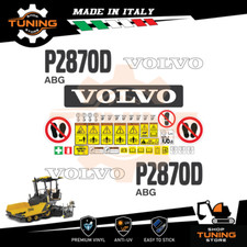 Kit Adesivi Mezzi da Lavoro Volvo Vibrofinitrice P2870D ABG