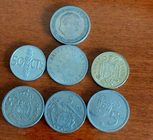 Lotto monete spagna spagnole - 7,