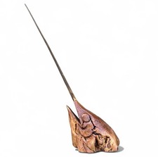 Scultura In Legno e Osso Pesce Spada