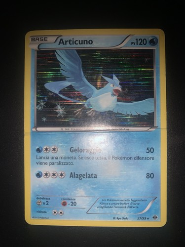 Carta pokemon articuno - carta,