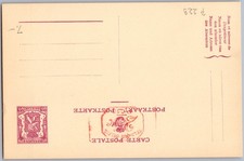 Belgio intero postale * 1940