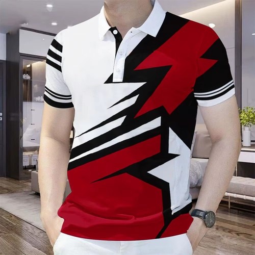 Polo uomo righe stampate in - uomo,