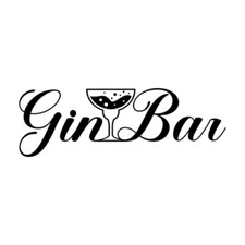 Adesivo Decalcomania Gin Bar