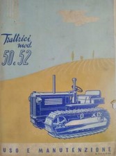 Trattore Fiat 50 e 52 uso e manutenzione originale 1949