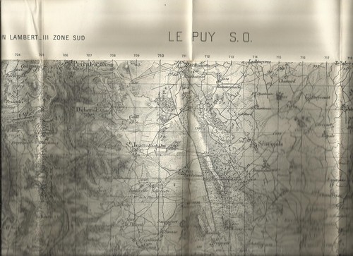 Carta geografica francia alta - carta,